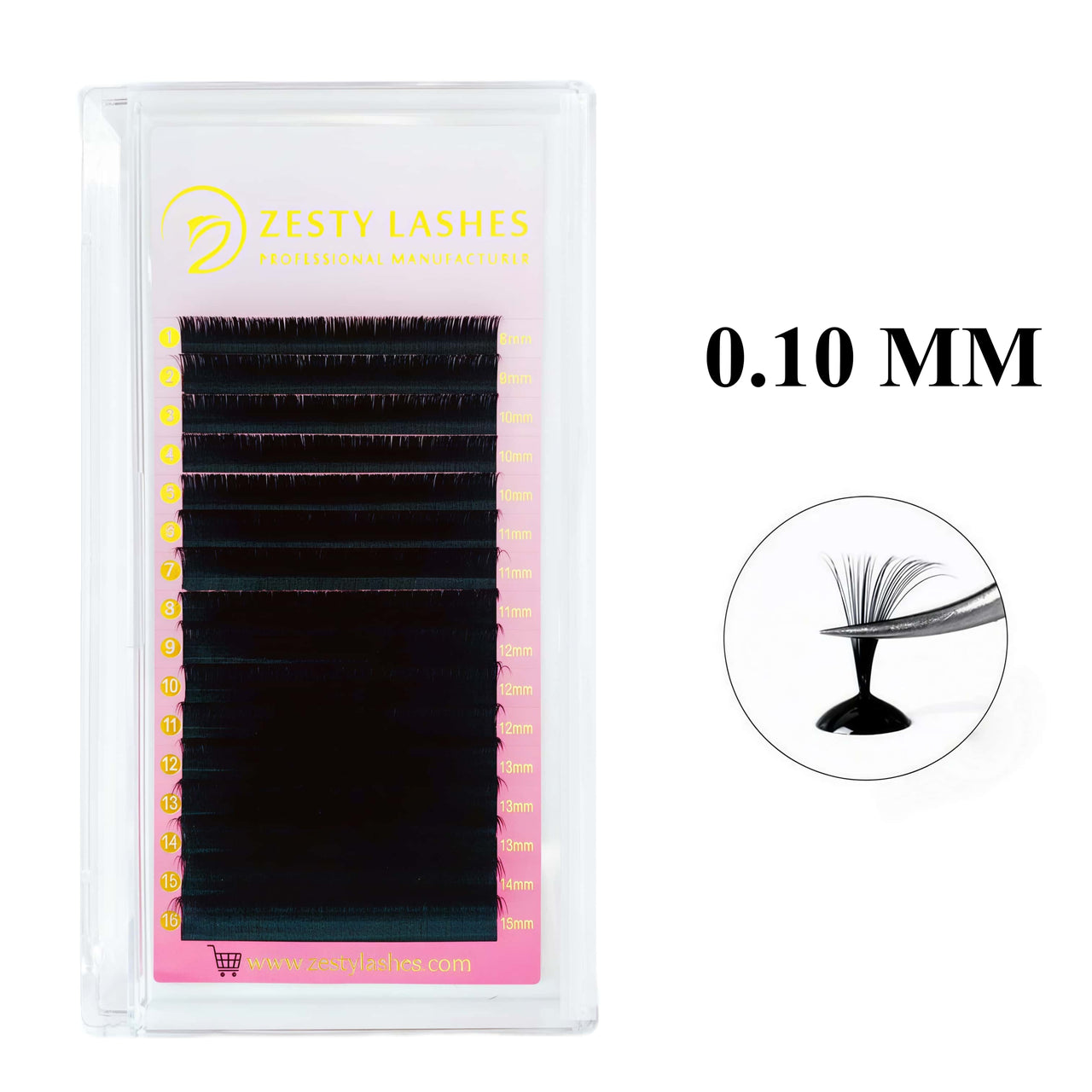 0.10mm Classic Lash Extensions (16 Lines)