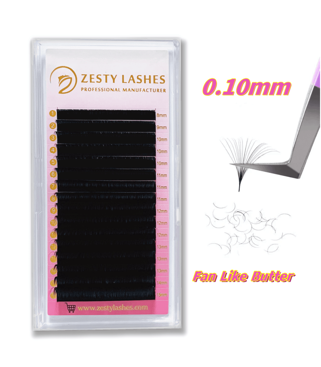 0.10mm Fast Fanning Lashes (16 lines)