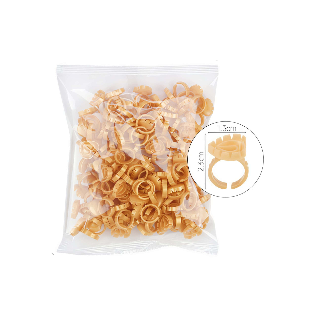 Blooming Glue Rings-3 | 100 PCS