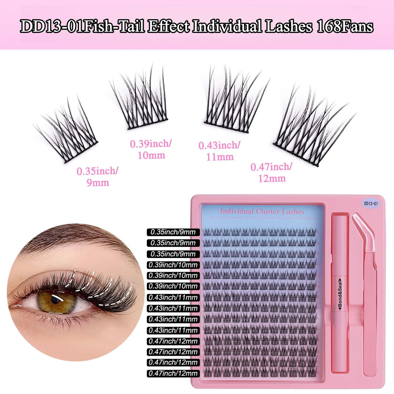 DIY MIX Lashes KIT DD13