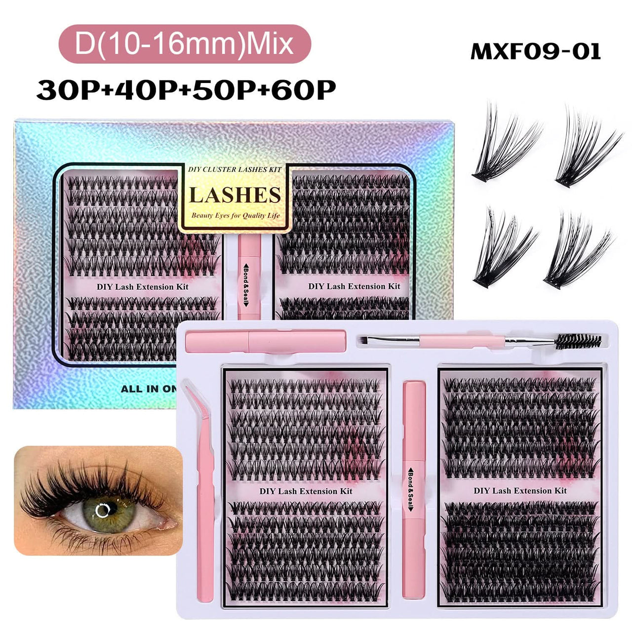 DIY MIX Lashes KIT MXF09