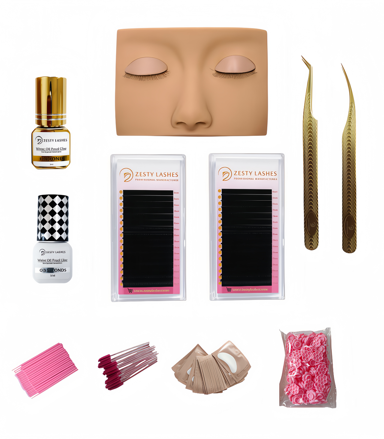 Lash Extension Practice Kit for Beginner
