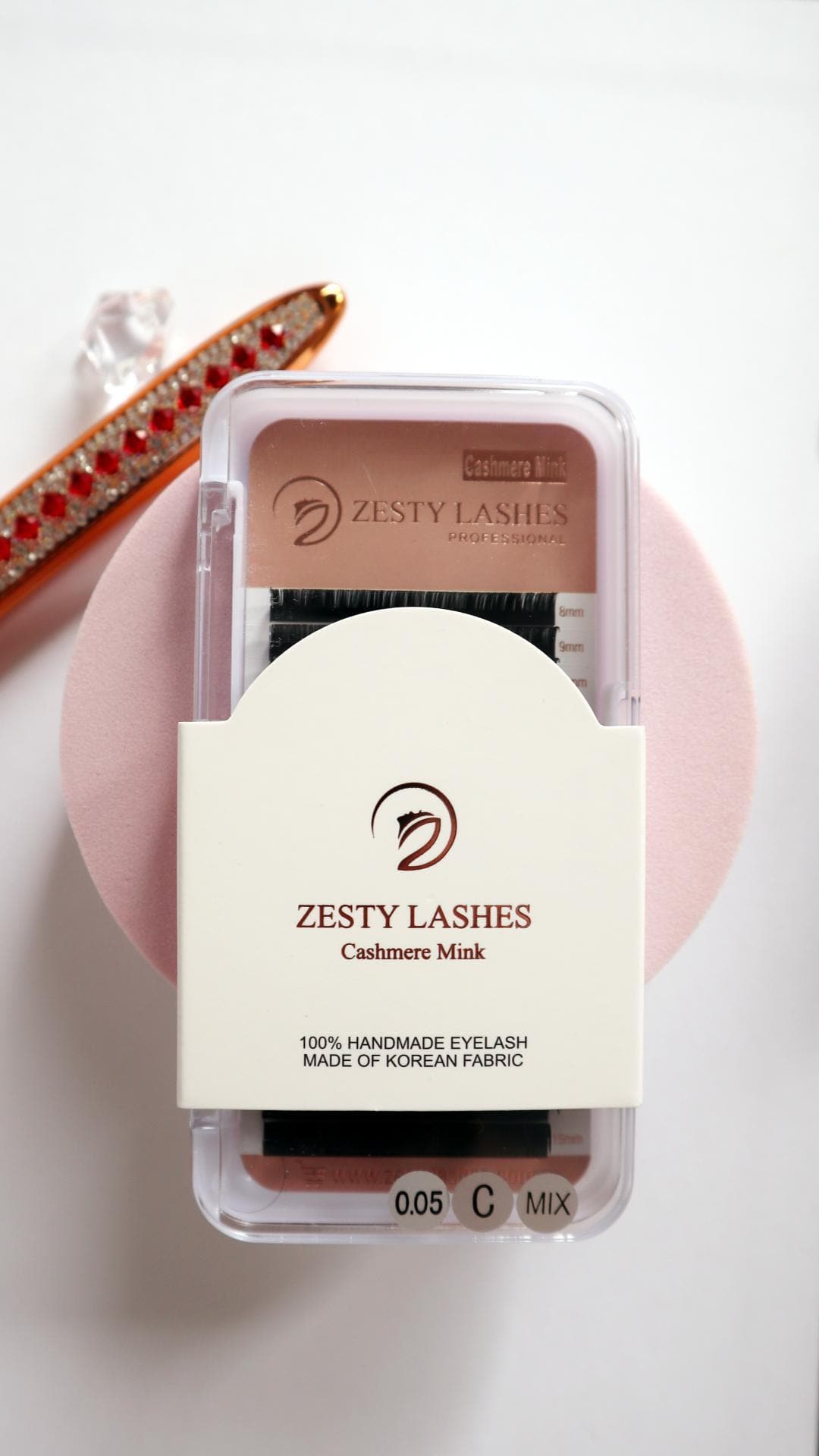 0.05mm Cashmere Mink Lashes(16Lines)