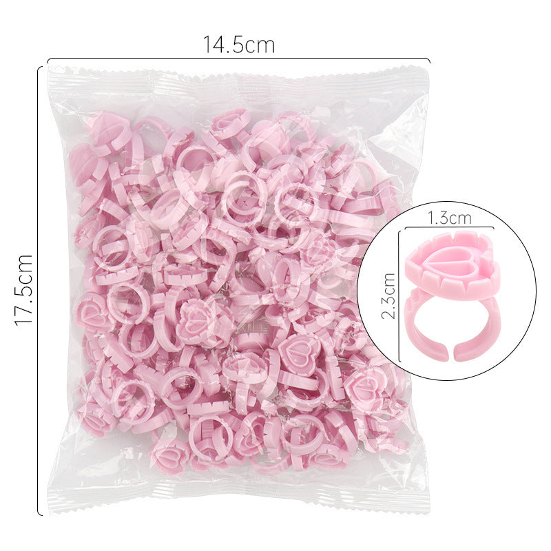 Blooming Glue Rings-3 | 100 PCS