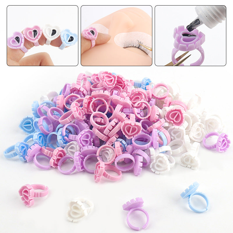Blooming Glue Rings-3 | 100 PCS
