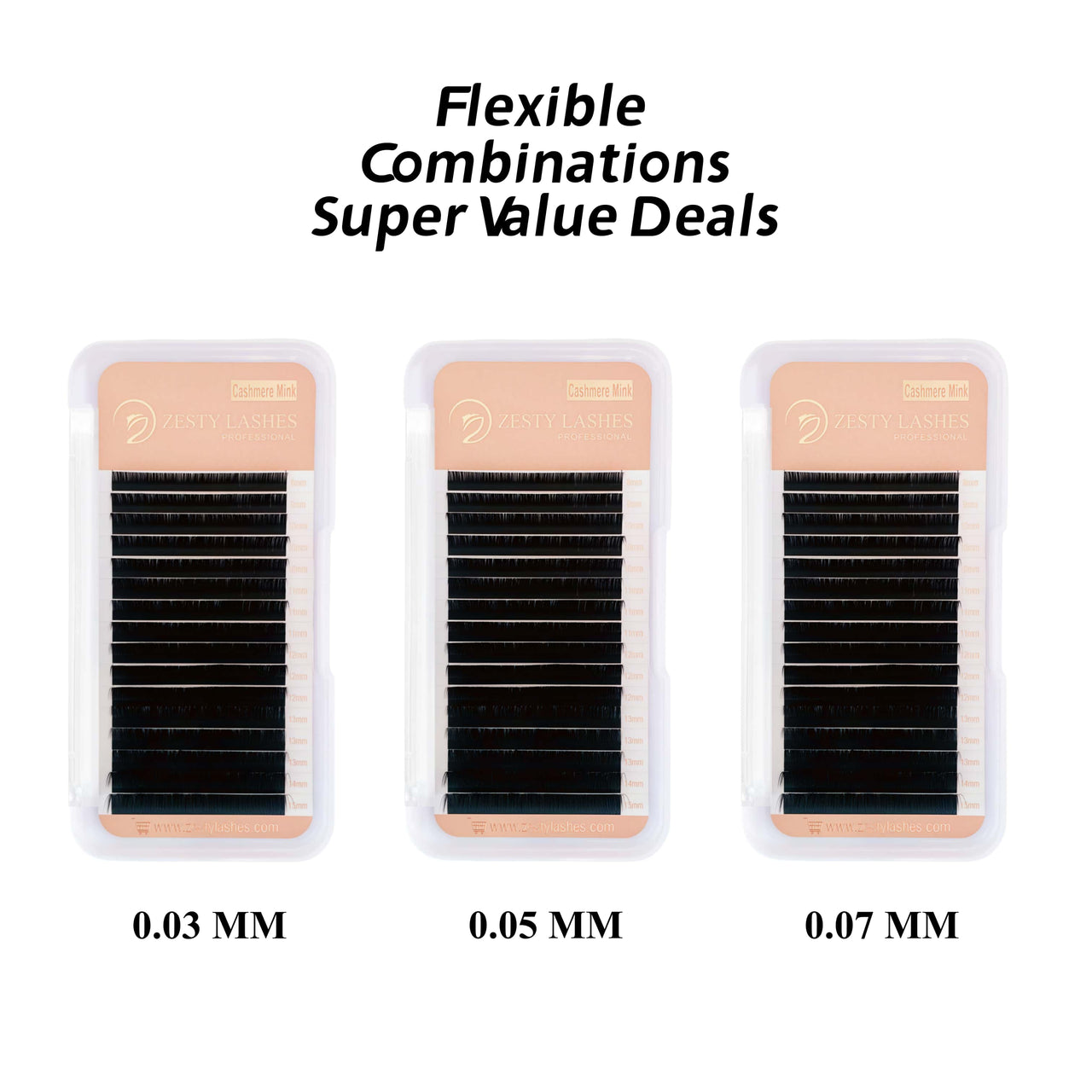 Cashmere Mink Lashes（KIT）(16Lines)