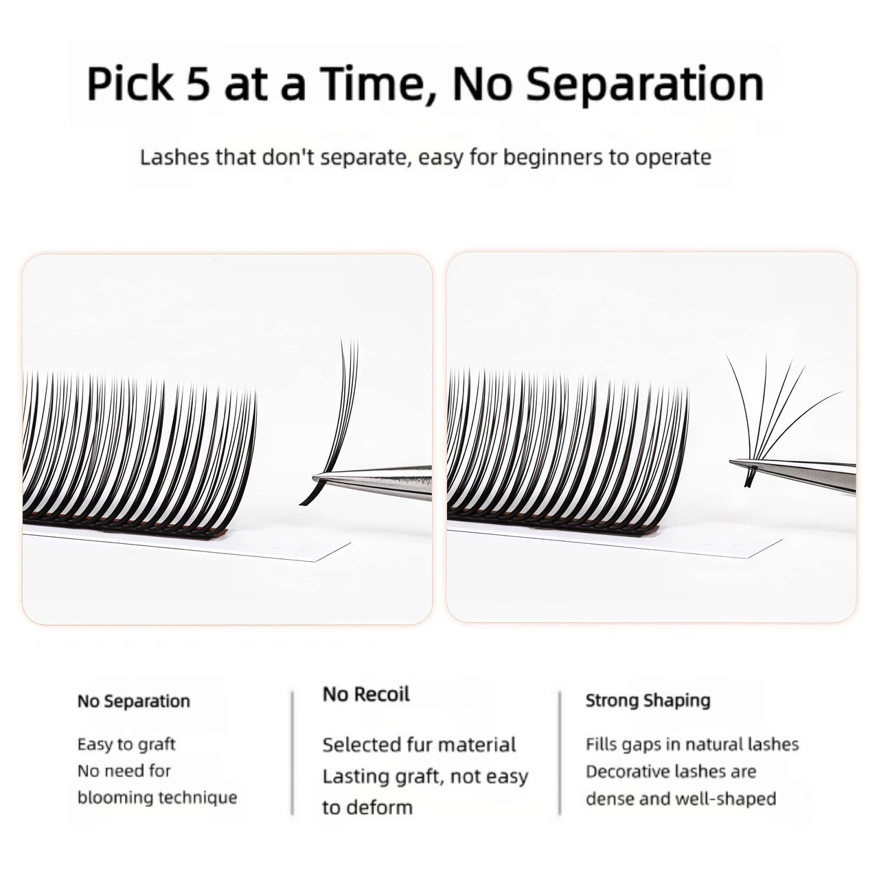 5D Angel Lashes （Wispy Spike ）