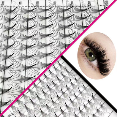 0.05mm Point Base Pre Made Fans Lashes(12 Lines)