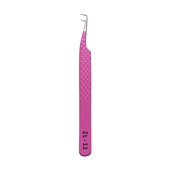 ZL-11 Pink Tweezers For Eyelash Extension