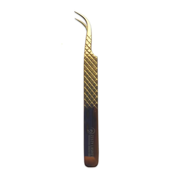 ZL-07 Gold Tweezers For Eyelash Extension